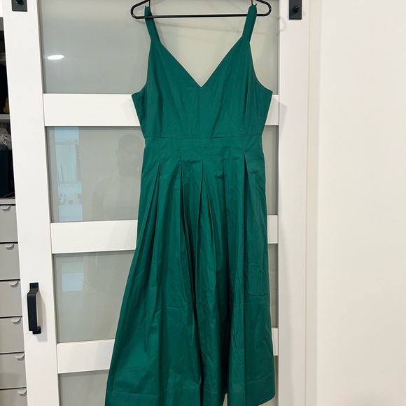 Alex Mill Abby Midi Dress Green - Picture 5 of 6